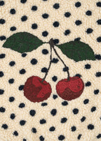 Teddy jas - Jody Embroidery Teddy Jacket GRS - Polka dot/Cherry - Konges Sløjd - productfoto - afbeelding 4