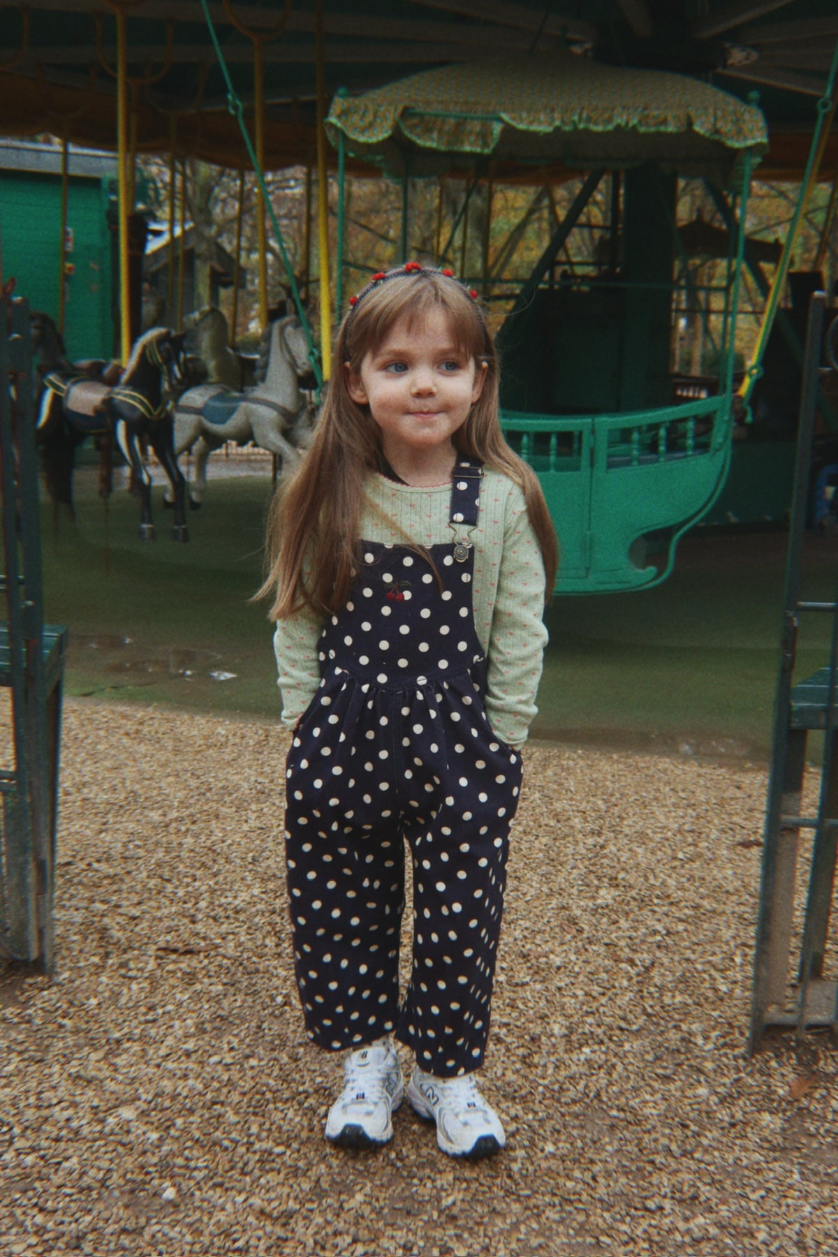 Nola Dungarees – Dot Nuit – Organic cotton – Konges Sløjd