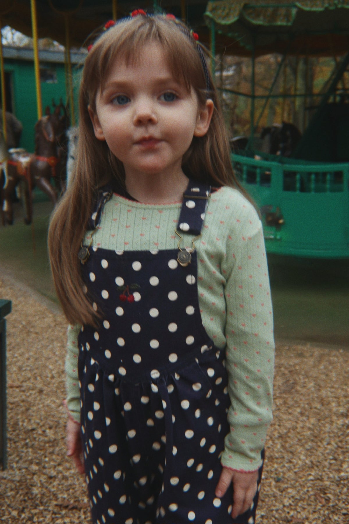 Nola Dungarees – Dot Nuit – Organic cotton – Konges Sløjd