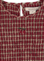 Kleid Elin Smock – Brick Check – Bio-Baumwolle – Konges Sløjd