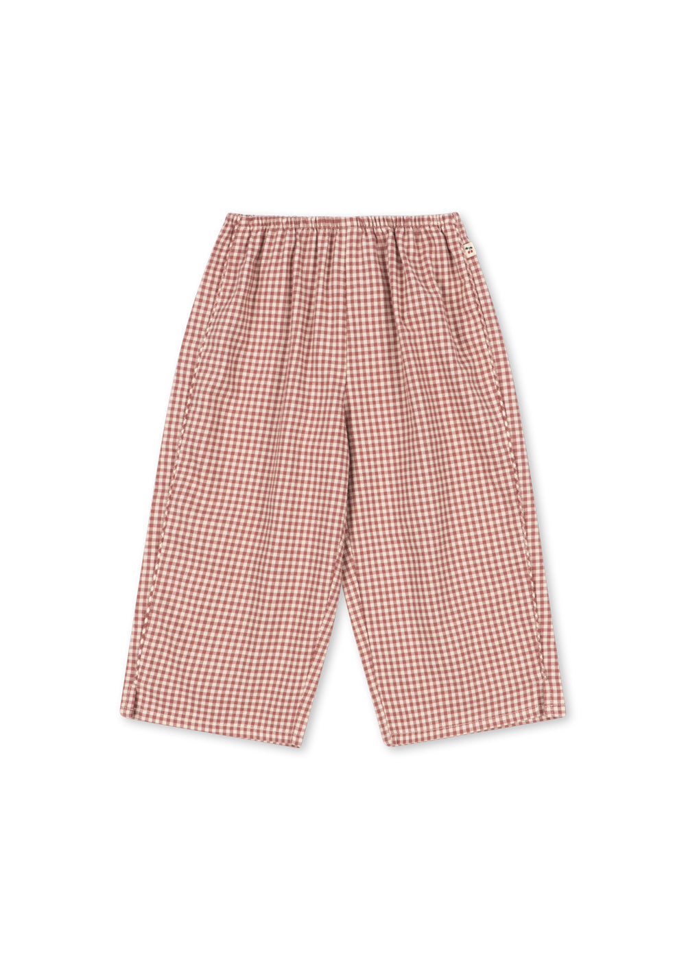 Foret Slit Pants Canyon Check – Plaid kids' pants – GOTS organic cotton – Konges Sløjd