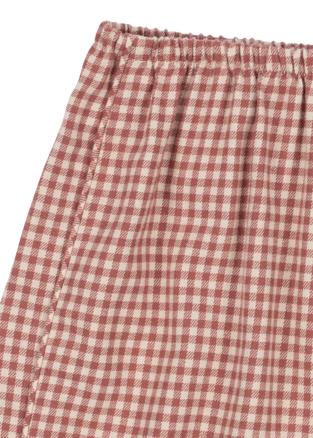 Foret Slit Pants Canyon Check – Plaid kids' pants – GOTS organic cotton – Konges Sløjd
