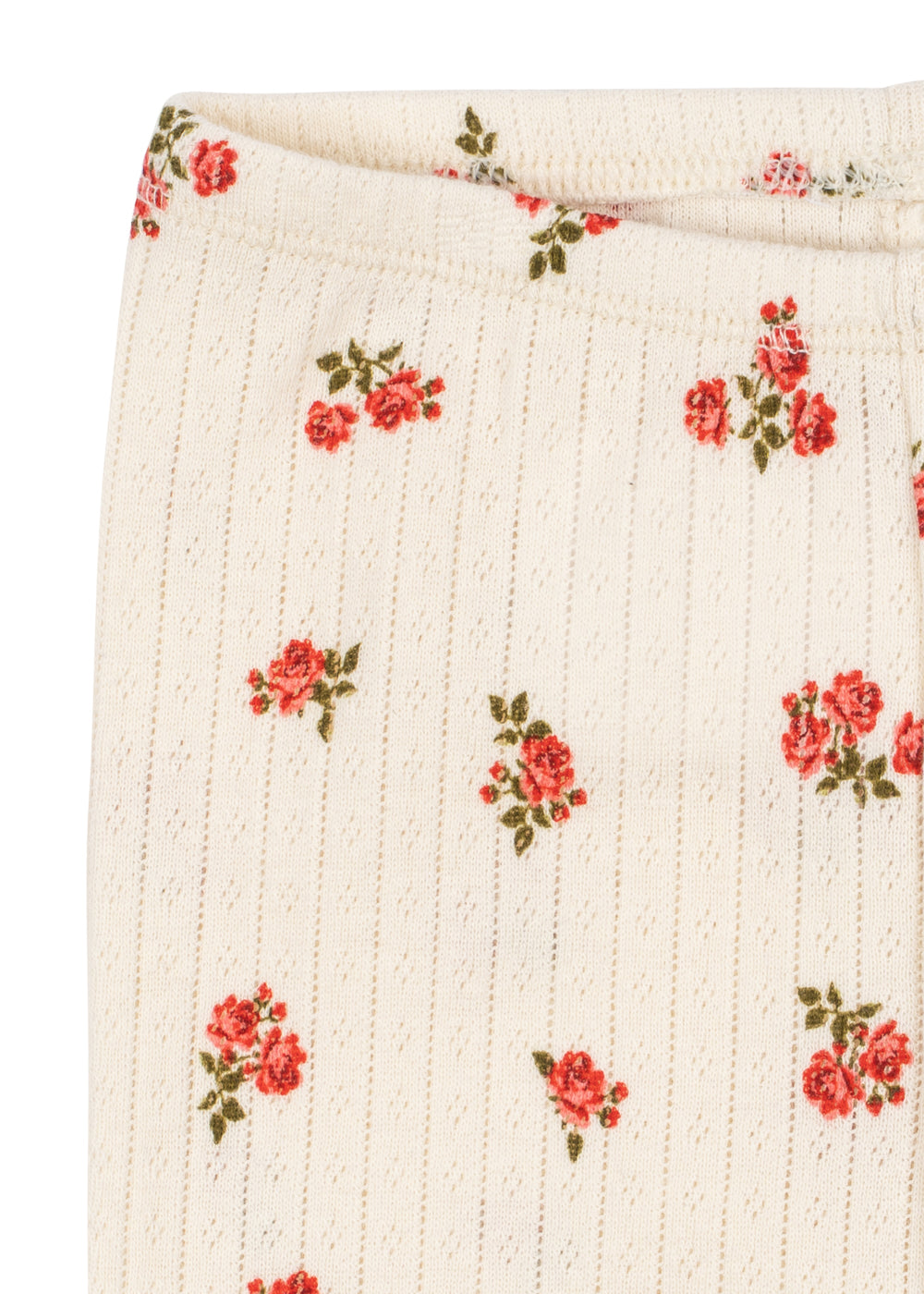 Minnie Pants – Rosa Rouge – Soft floral baby pants – GOTS organic cotton – Konges Sløjd