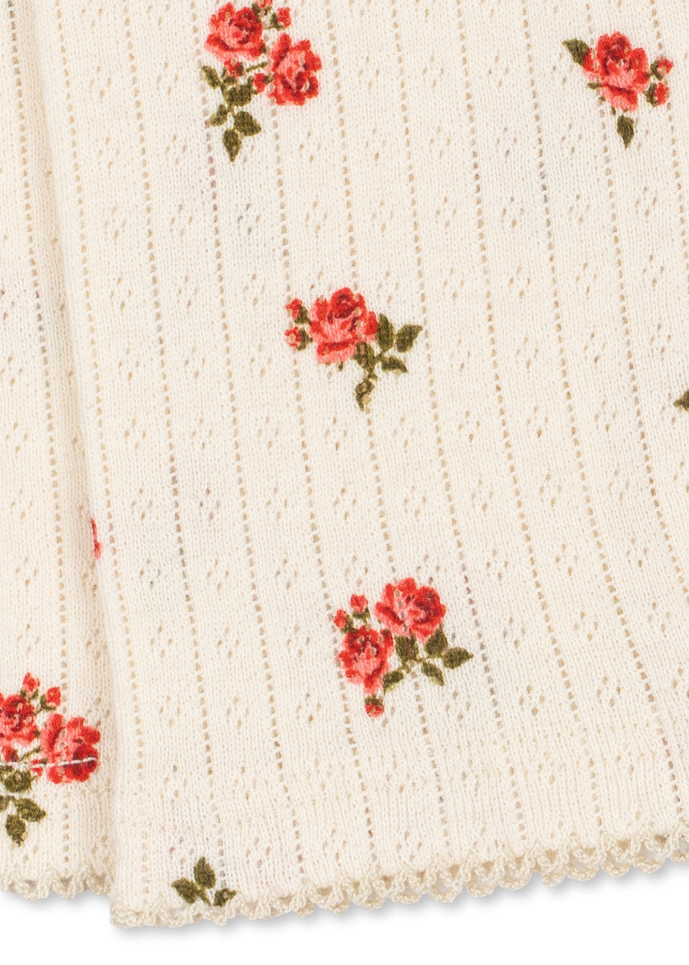 Minnie Pants – Rosa Rouge – Soft floral baby pants – GOTS organic cotton – Konges Sløjd