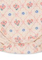 Minnie Newborn – Body Fleur Decor – Overslagromper met bloemenprint – GOTS biologisch katoen – Konges Sløjd
