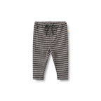 Jersey broekje Manfred - Dark Charcoal Stripe - Biologisch katoen voor