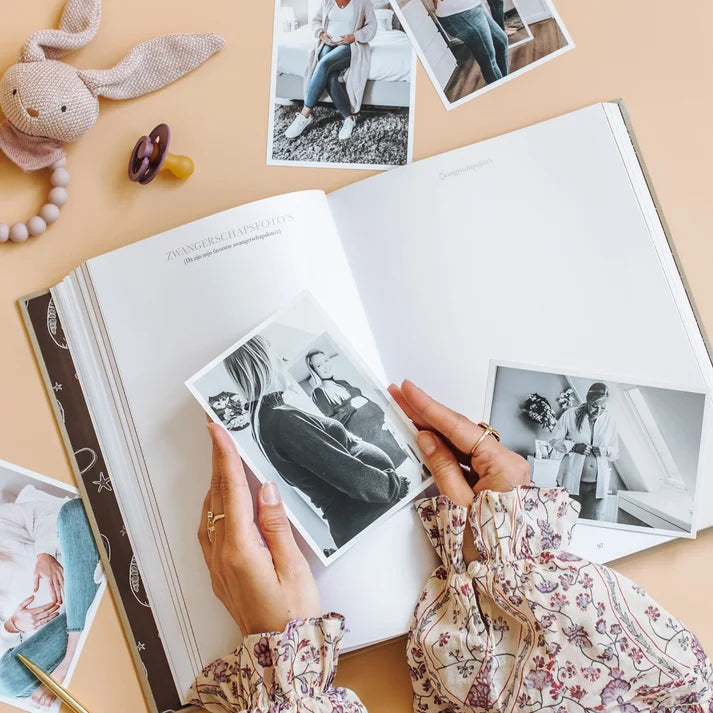Het begin van jouw leven – All-in-one Schwangerschafts- und Baby-Erinnerungsbuch von 0 bis 1 Jahr – Birth Lines